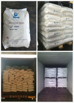 Good Leveling TGIC Blended Polyetser Resin For Low Gloss Powder Coating